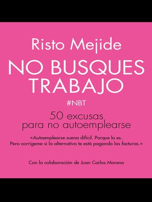 cover image of No busques trabajo